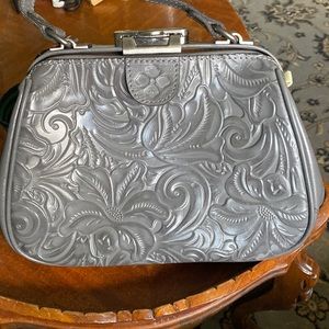 Patricia Nash Tooled Leather Frame Handbag